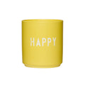 FAVOURITE Becher HAPPY gelb