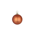 Weihnachtsbaumkuge, sandelholz matt, klein