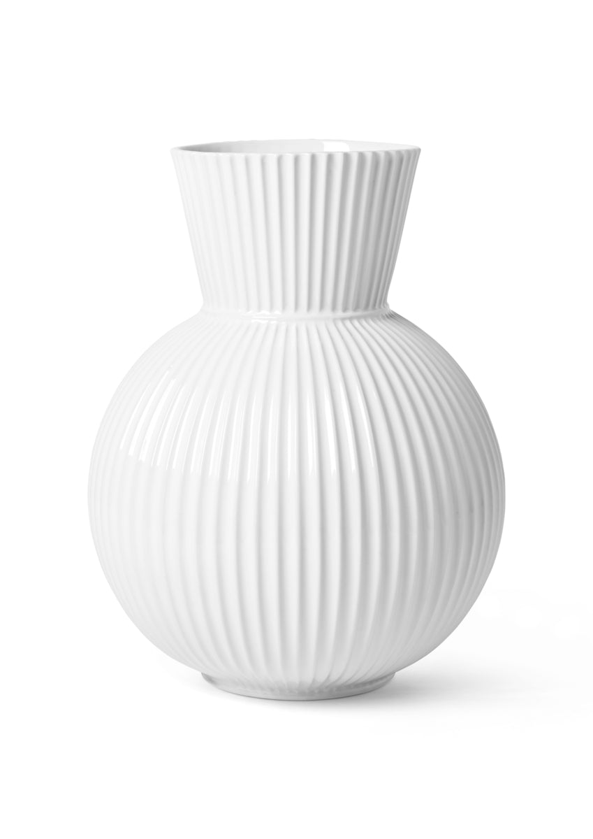 Lyngby Tura Vase weiß 34 cm