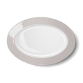 Solid Color Platte oval
