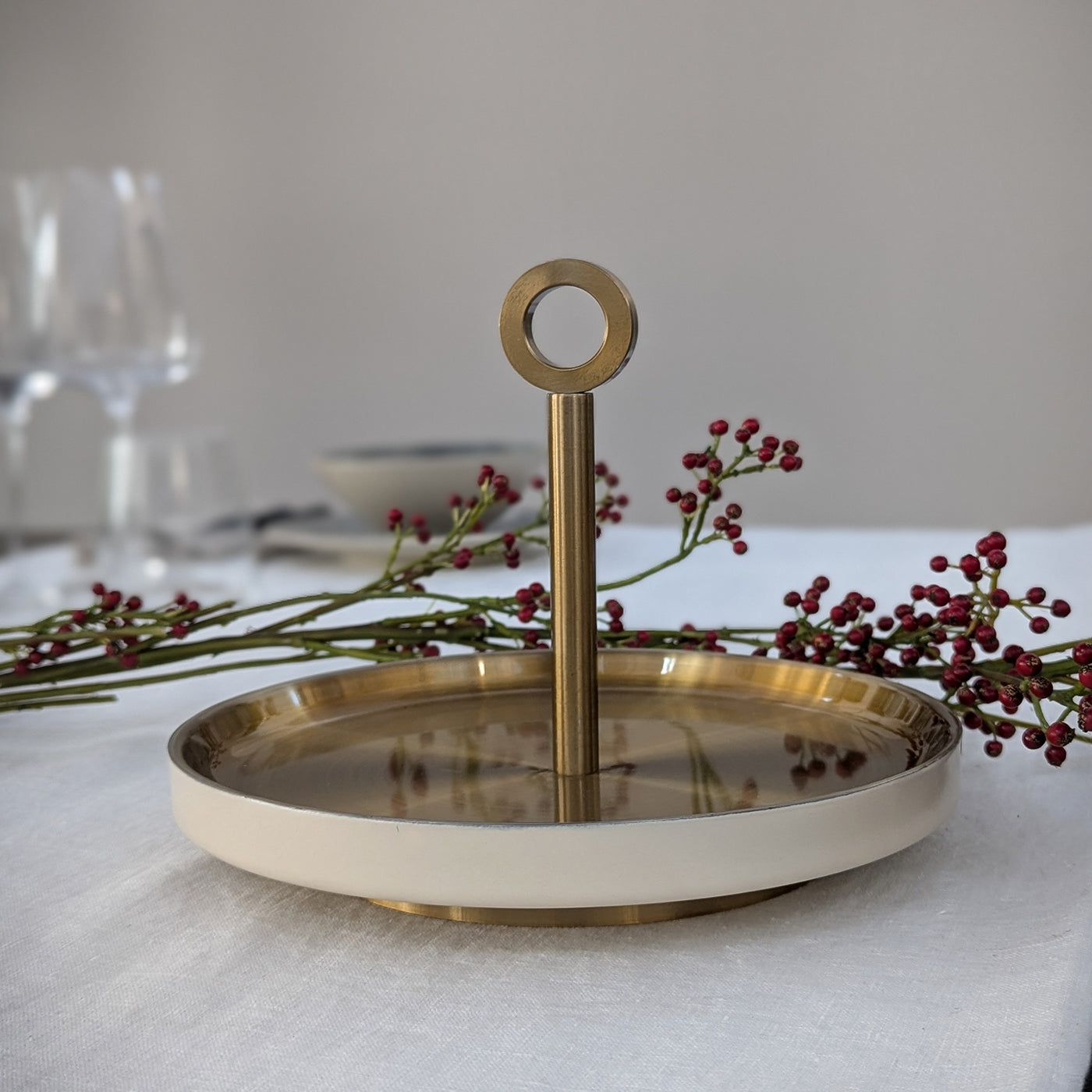 Maceron Etagere gold, taupe