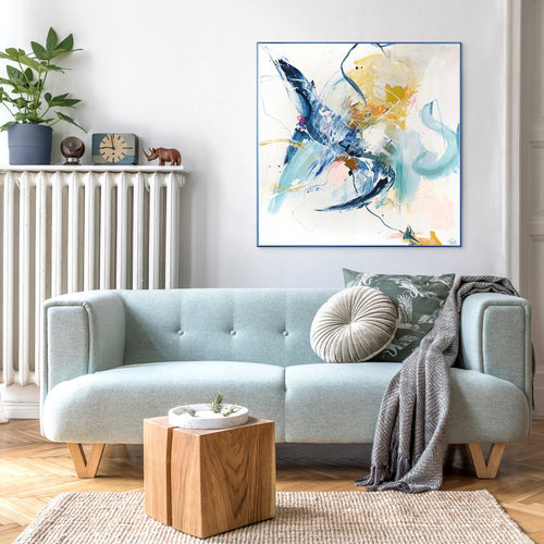 Bild mit Acrylrahmen 100x100cm