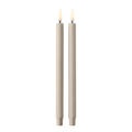 STOFF Nagel LED-Kerzen, 2 Stück Sand