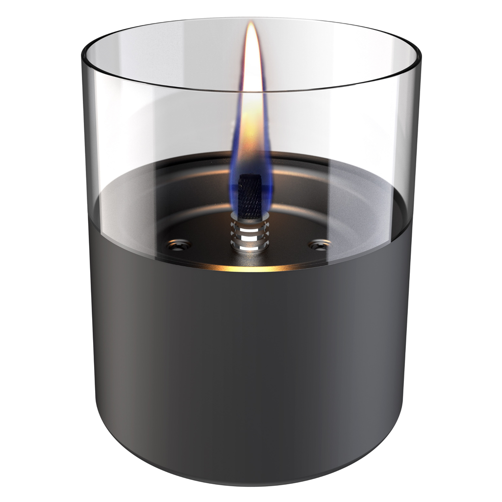 Tischfeuer Geschenkset Lilly 10 Grey + 0,5l Tenderfuel
