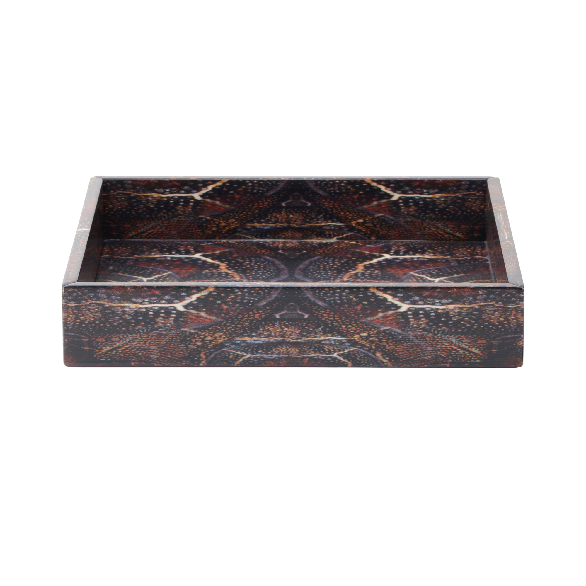 Print Lack-Tablett snake klein