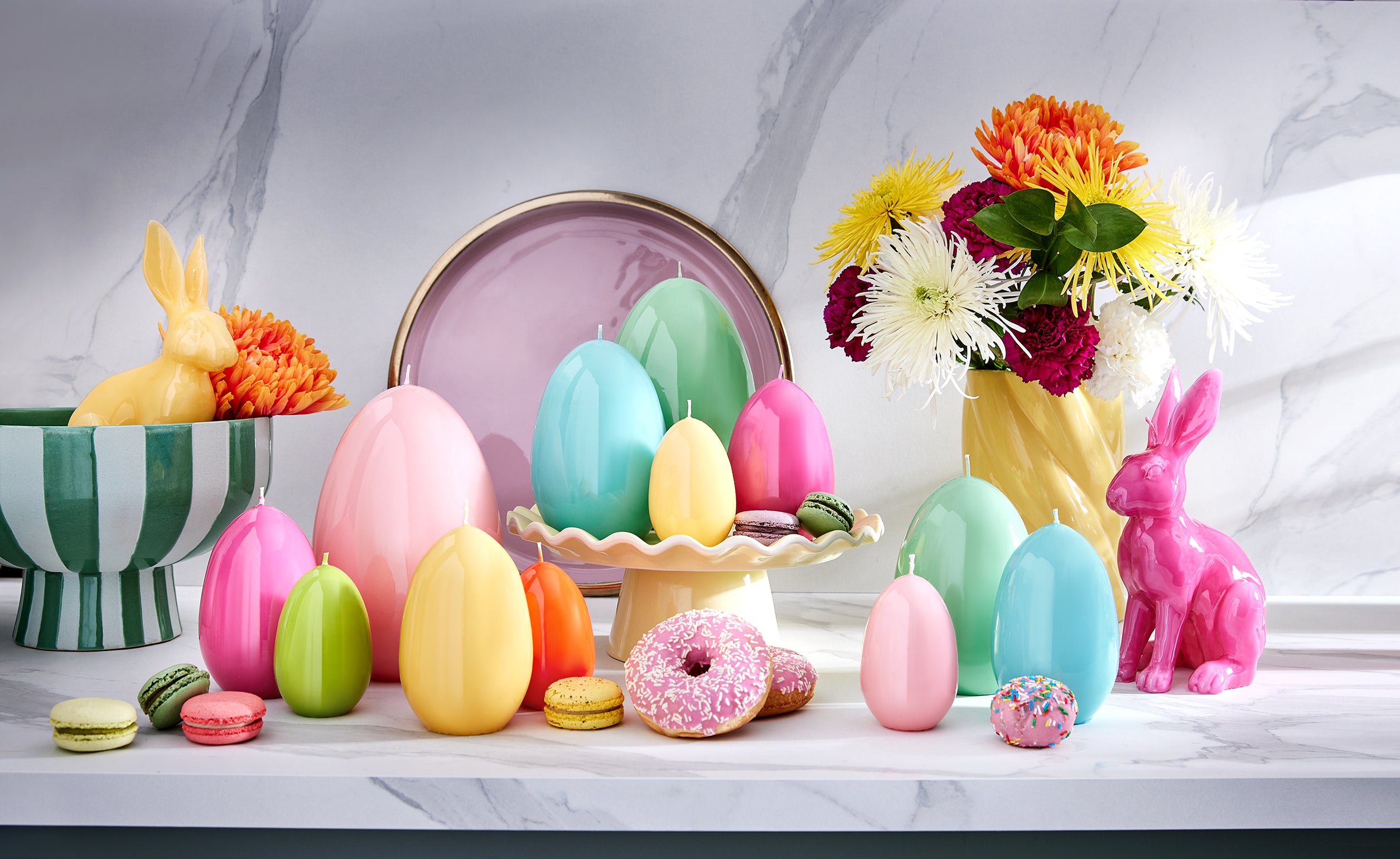 Kerze Ei Größe M Hochglanz