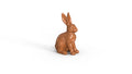 Hochglanzkerze Hase