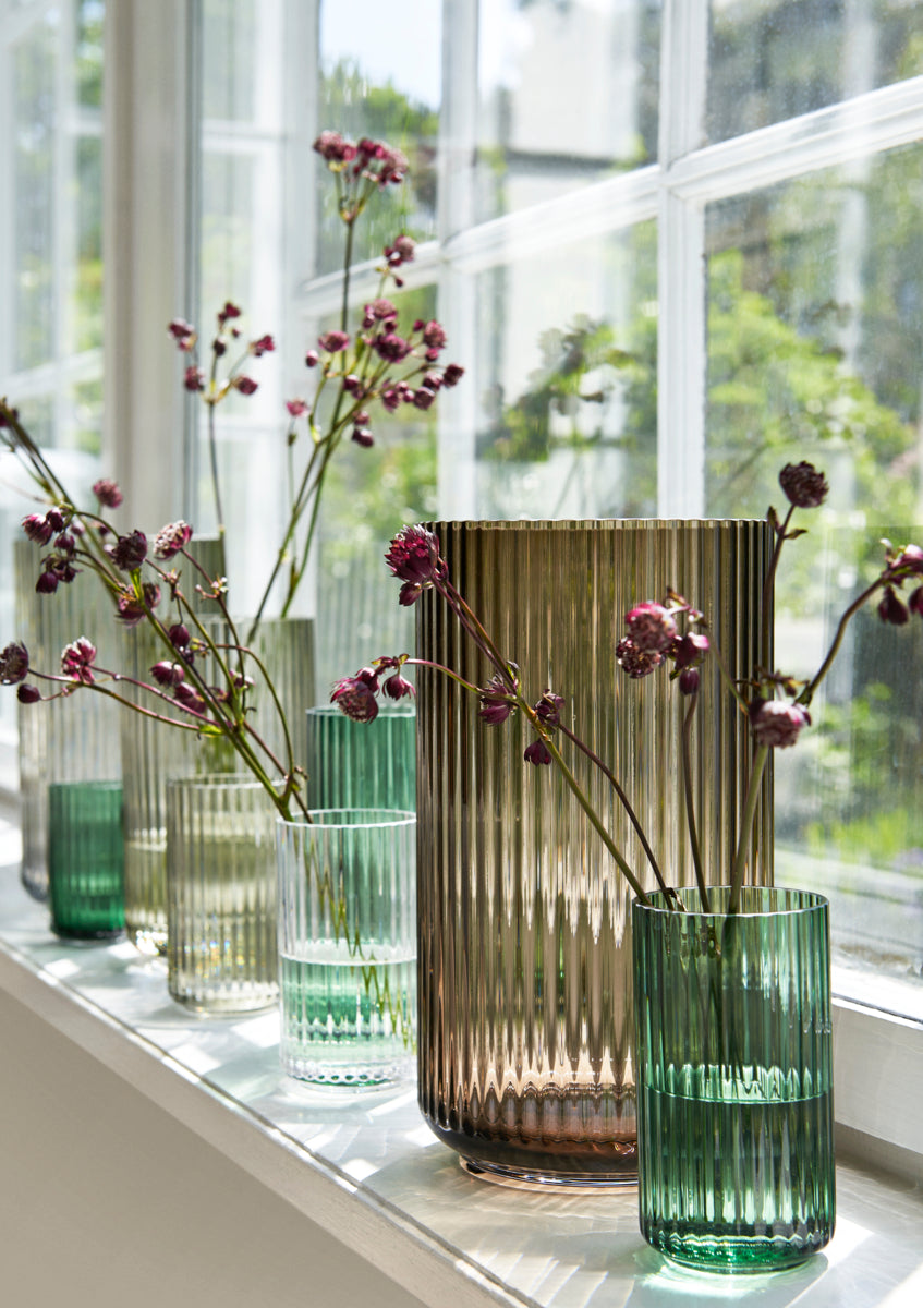 Lyngby Vase smoke 25cm
