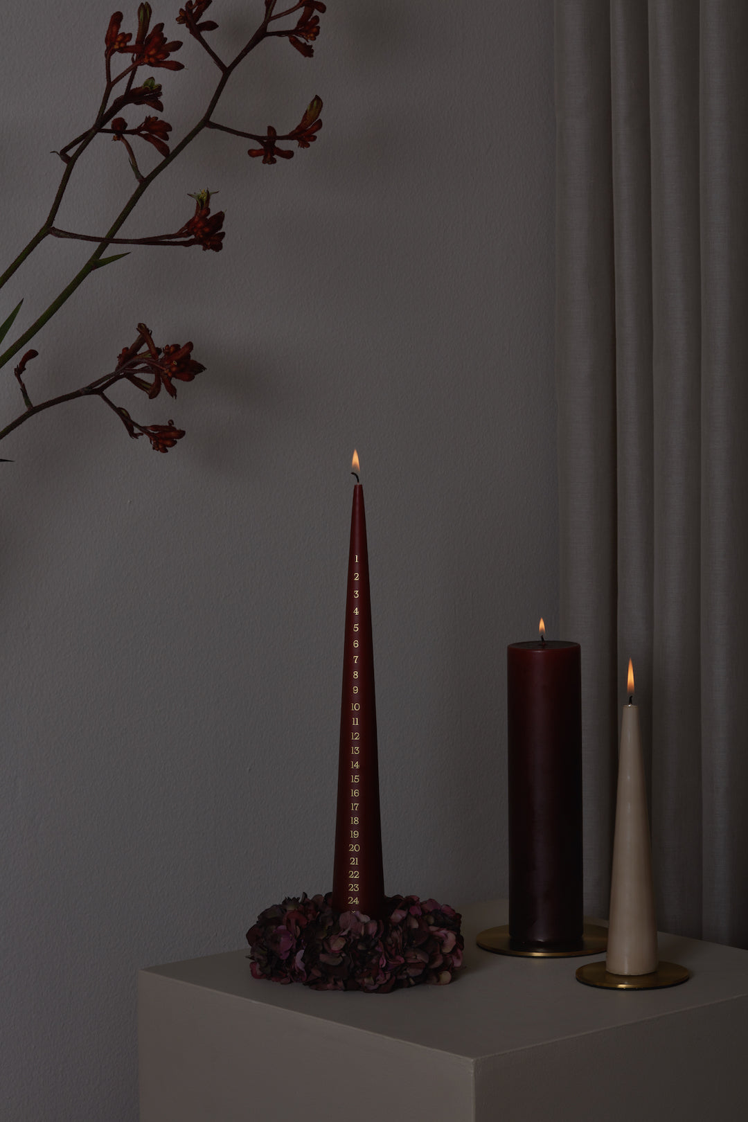 Kalenderkerze Kegel – Maison Tehl