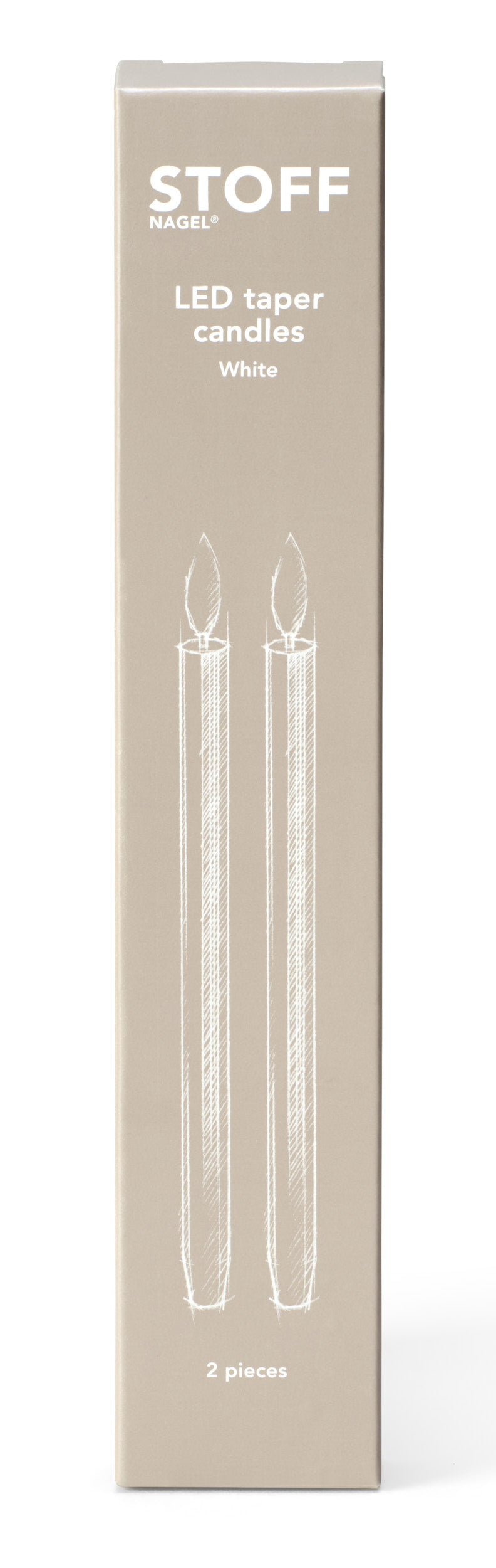 STOFF Nagel LED Kerzen 2er Set – Maison Tehl