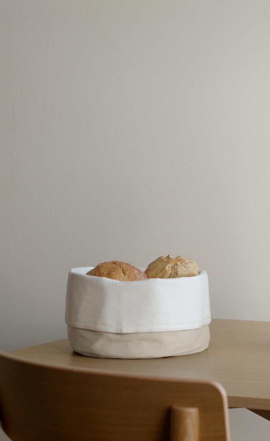 Brottasche sand / white