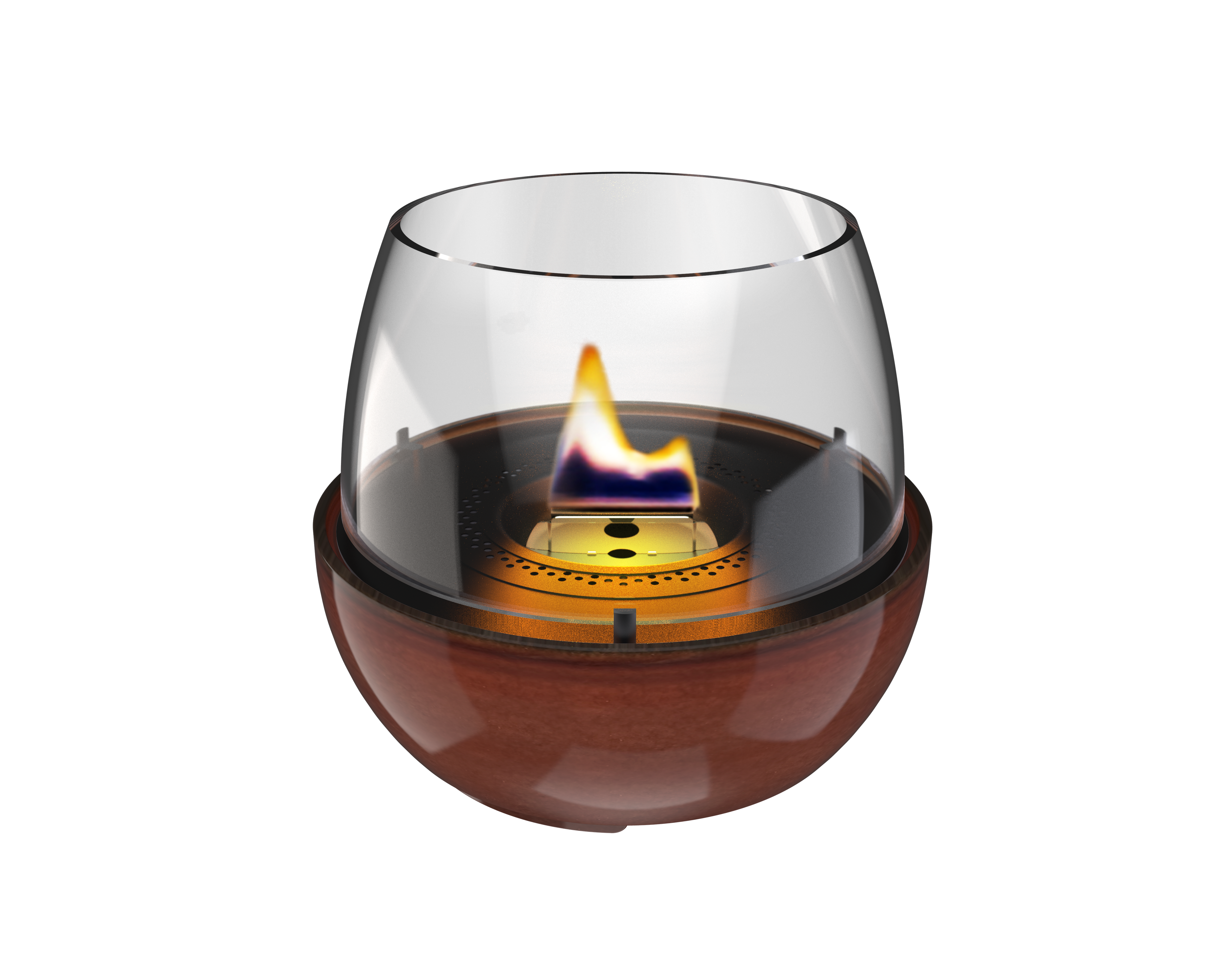 Tischfeuer Tulip 18 Reactive Glaze Amber
