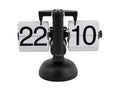 Tischuhr Small Flip schwarz